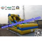 Kids Minions Inflatable Bouncy Slide / Inflatable Slide For Amusement Park for sale