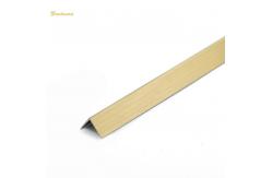 China PVD Gold Hairline Finish Stainless Steel Tile Trim Floor Transition Strip supplier