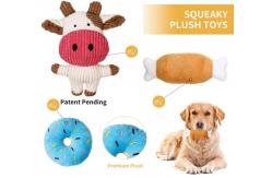 China Natural Stuffed Squirrel Dog Plush Toys For Puppies supplier