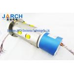 Aluminium Alloy Pneumatic Electric Hybrid Slip Ring Through Bore Slip Ring 300mm Lead Length for sale