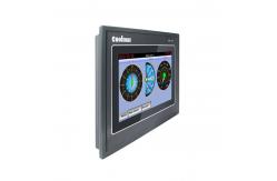 China Analog Input Ouput HMI PLC Combo 8 Bit Password 800*480 Pixels supplier