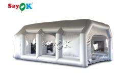 China Customized 7x5x3mH Silver Car Inflatable Spray Booth supplier
