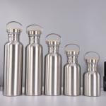 350ml 500ml 600ml Oem Odm Single Wall Stainless Steel Water Bottle BPA Free Stainless Steel Travel Water Bottle Lightweight Minimalistic Design for sale