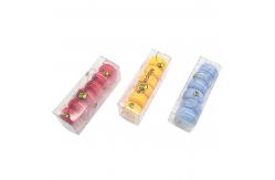 China 0.3mm PET Glossy Lamination 6 Pack Macaron Box With Bee Printing supplier