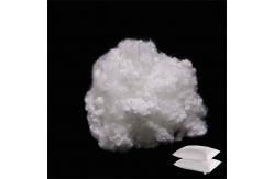 China Regenerated Polyester Staple Fiber Customized Crimp 32mm For Pillows Filling supplier