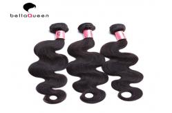 China No Tangle No Shedding Body Wave Natural Black 6A Remy Hair Weft supplier