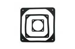 China Customized Silicone Rubber Square Flat Gasket With Perforated Edges supplier