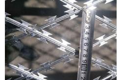 China Hot Dipped Galvanized Razor Barbed Wire for Prison Protect Fence supplier