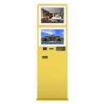Intel 1037U CPU Hotel Self Service Check In Kiosk With Passport Scanner