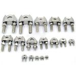 DIN 741 Heavy Duty US Type Carbon Steel Drop Forged Wire Rope Clip Wire Rope Clamp for sale