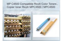 China Mpc4500 / 3500 Cyan Ricoh Toner Cartridge 888607 With 17000 Yield Pages supplier