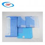 SMS/PP/PE Nonwoven Disposable Surgical Laparoscopy Pack Sterile Medical Supplies Pack for sale