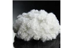 China Textiles Polyester Man Made Staple Fibres White Wrinkle Resistant supplier
