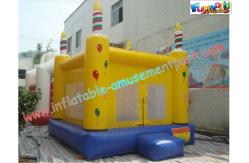 China Waterproof Commercial Bouncy Castles 3x3M With Slide supplier