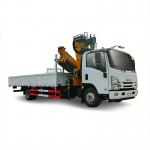 Japan 2 Tons 3.2 Tons SQZ32 SQZ38 Folding Arm Cargo Mounted Crane ISUZU 4x2 ELF Crane Truck Mounted for sale