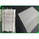 Recyclable Smooth Surface Grey Newsprint Paper Roll 45g 48.8g for sale