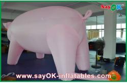 China Giant Pink Inflatable Pig Cartoon Customized For Advertising supplier