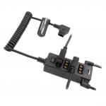 D Tap Splitter Cable With Power Switch Male D Tap To 4 Female D Tap 2 DC USB For V Mount Battery for sale