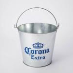 Bar 3L Metal Wine Bucket Bronze Drum Container Cannaburst Tin Custom Logo for sale