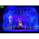 Soft Transparent Flexible LED Curtain Display , curtain led screen MBI IC