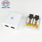 PC Material UTP Surface Mount Box Double Port  CAT6 for sale