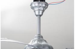 China EMC Fast Speed 42 Dimmable Retractable Ceiling Fan Light With Collapsible Blades supplier