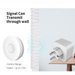 SIXWGH Remote Control Lamp Socket Electronic EU Plug Waterproof Kinetic Energy Switch