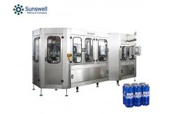 China Automatic Beer Can Filling Machine Aluminum Alcohol Capping Machine supplier