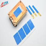 Ultra Thin Blue Silicone Pad 1.5W/MK TIF130-05S Thermal Gap Filler 2.10 G/Cc 55 Shore 00 For LED Lighting for sale