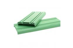 China Green UPVC Trim Plastic Profile Extrusion Customized PVC Plastic Extrusion Profile supplier