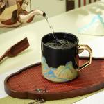 Hand Painted Modern Style Coffee Mug for Everyday Dishwasher Microwave Safe for sale