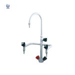 Triple Outlet Laboratory Sink Tap Corrosion Resistant 360 Degree Rotate Lab Faucet for sale