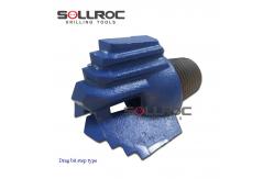 China 140mm 3 Wings Step Drag Bits For Water Well Drilling supplier