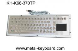 China Stable Performance Industrial Keyboard with Touchpad 70 Keys , Metal Touchpad Keyboard supplier