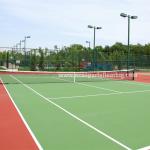 Synthetic Silicon Pu Sports Flooring 4mm Badminton Surfaces for sale