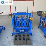 Small Portable Block Molding Machine One Mold Five Porous Bricks Making Machine for sale