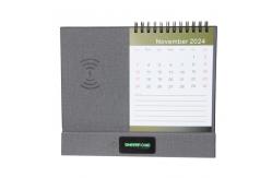 China 2024 Custom 365 Day Calendar Multifunctional Wireless Charging Desk supplier