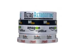China Custom Cheap Double-Sided Satin Ribbon Printing Premium Ribbons For Gift Wrapping supplier