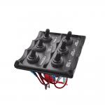 12V Boat Electricals IP65 6-Key Multifunction Marine Toggle Switch