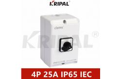 China RoHS Standard IP65 25A 4 Pole 3 Position Waterproof Rotary Switch supplier
