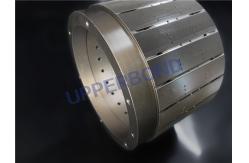 China Cigarette Manufacturing Machine Tipping Drum With Suction Holes supplier