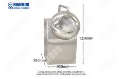 China Peanut Coating Machine 304SUS Snack Food Processing Machinery supplier