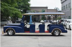 China New Launched 11 Passengers Electric Vintage Cart 4 Wheel Electric Vehicle supplier