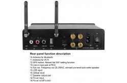 China Dual Channel WiFi Bluetooth Stereo Receiver 100W High Power Two Channels Audio Amplifier supplier