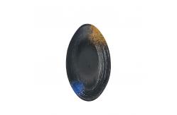 China Restaurant Hot Pot Melamine Salad Plate Sets With Galaxy Pattern supplier