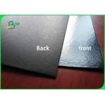 800gsm 1000gsm Book Binding Board , High glossy Laminated black cardboard For flower packaging box for sale