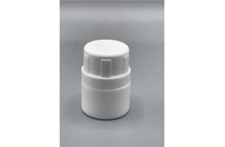 China Small Blank Pill Bottle With Cap , Lightweight Plastic Containers For Pills supplier
