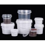 HDPE Material Plastic Food Bucket White Or Other Color 0.2L-20L for sale