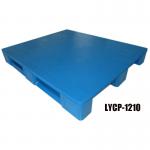 Blue LLDPE HDPE Material Nesting Flat Plastic Pallets Customized for sale