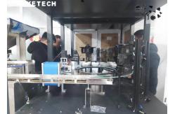 China Plastic Accessories CCD Automatic Visual System With Glass Turntable Inspection supplier